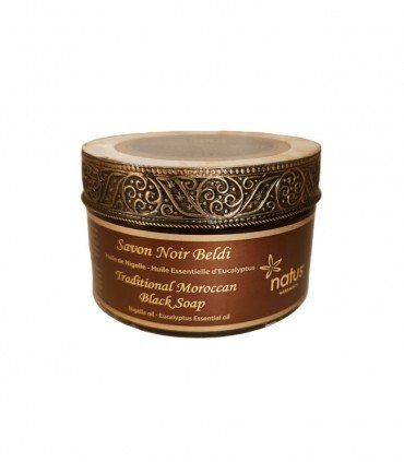Savon noir à l'huile d’Argan et l'huile de nigelle - 250g